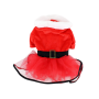 Midlee Mrs. Claus Santa Tutu Dog Dress